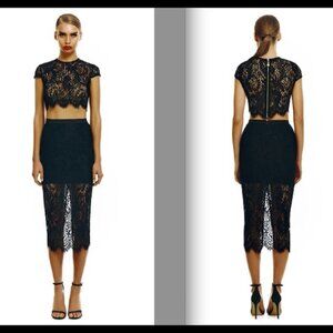 MISHA COLLECTION AMARA Lace Skirt XS